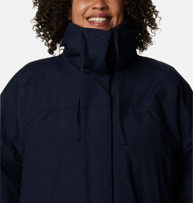 Women's Columbia Maple Hollow Insulated Jackets Navy | Plus Size CA-HA64L